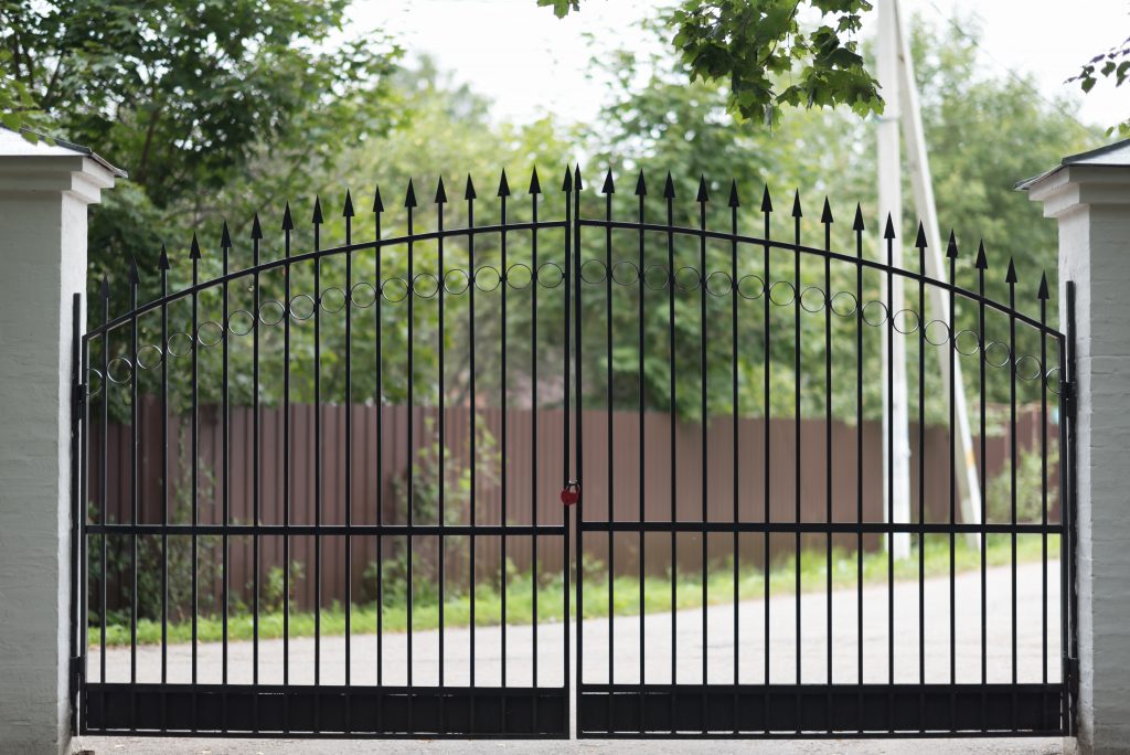 Pearland Fence Company Project Wrought Iron Gate Residential